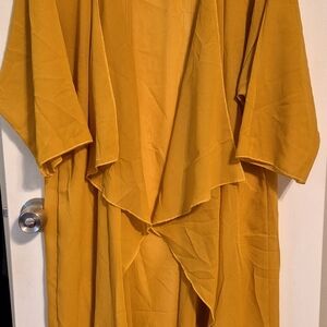 LuLaRoe Mustard Yellow Kimono